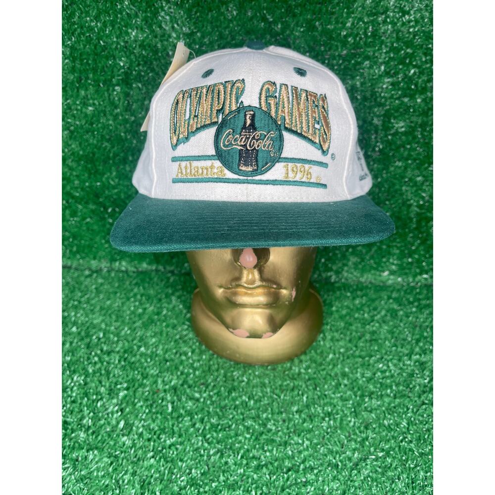 Vintage Atlanta 1996 Olympics Coca-Cola The Game Snapback Hat RARE